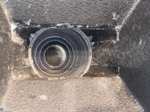 1,4&quot; Treiber direkt am JBL Horn (Kante zum Treiber hin)